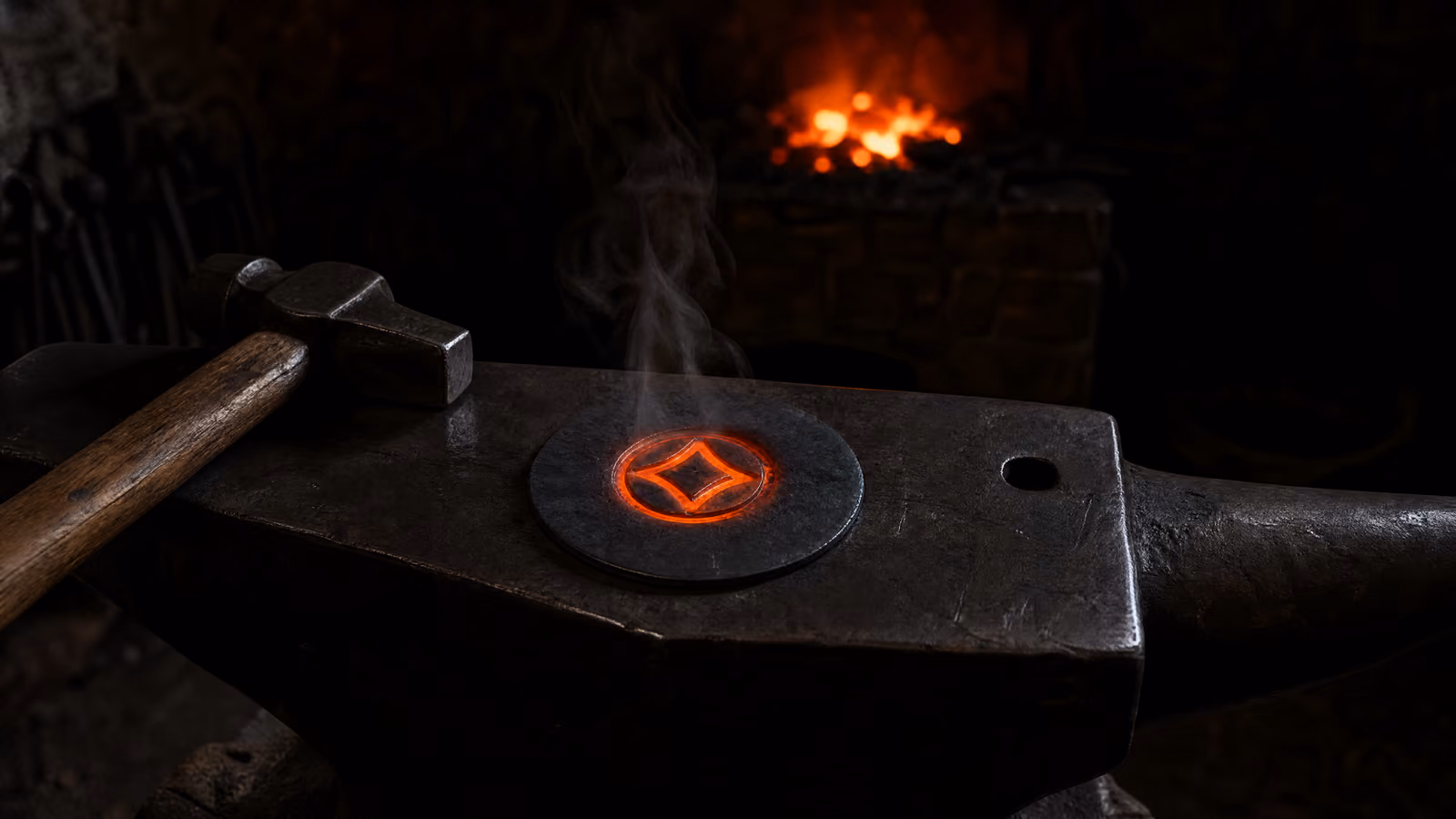 The S.E.A.L. touchmark struck into steel.